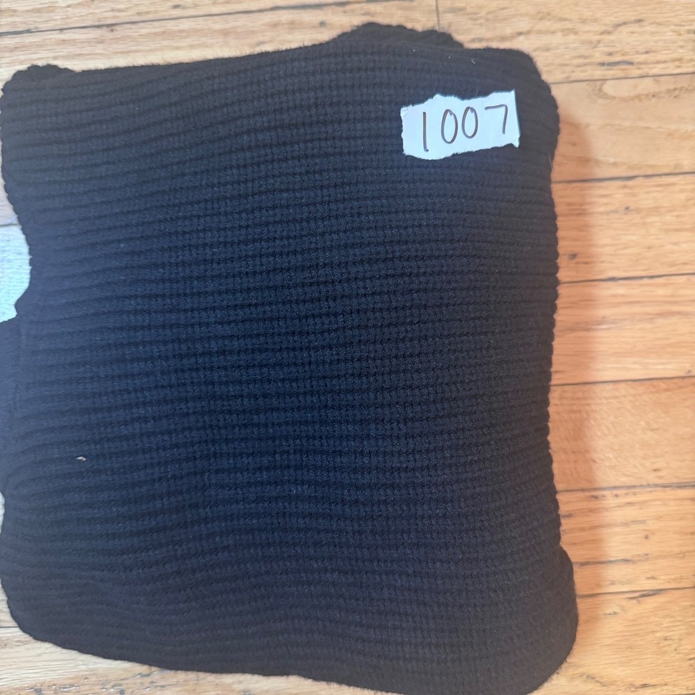Wild Fable Black Ribbed Knit Hoodie Sweater Womens XS New With Tags - Picture 11 of 11